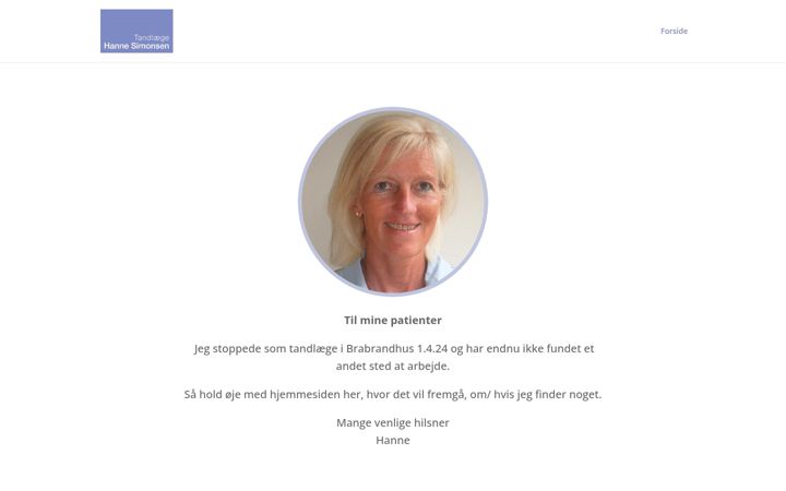Screenshot of hannesimonsen.dk