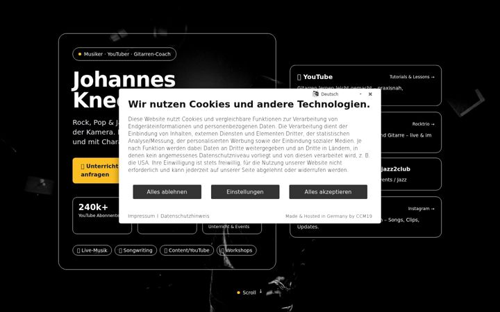 Screenshot von hannesknechtges.de
