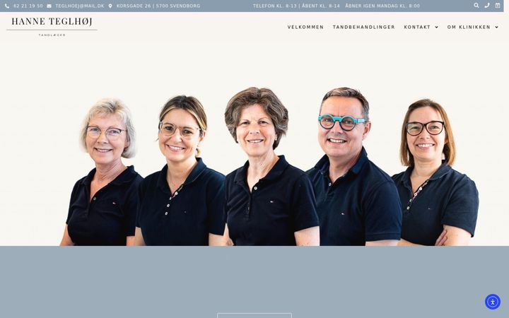 Screenshot of hanneteglhoej.dk
