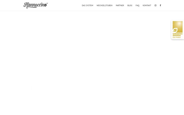 Screenshot of hannoccino.de