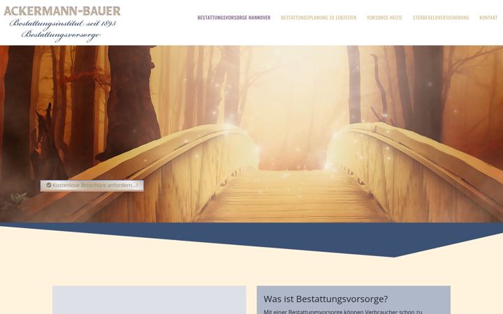 Screenshot of hannover-bestattungsvorsorge-sterbegeld-vorsorgevertrag.de