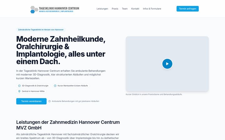 Screenshot of hannover-centrum.de