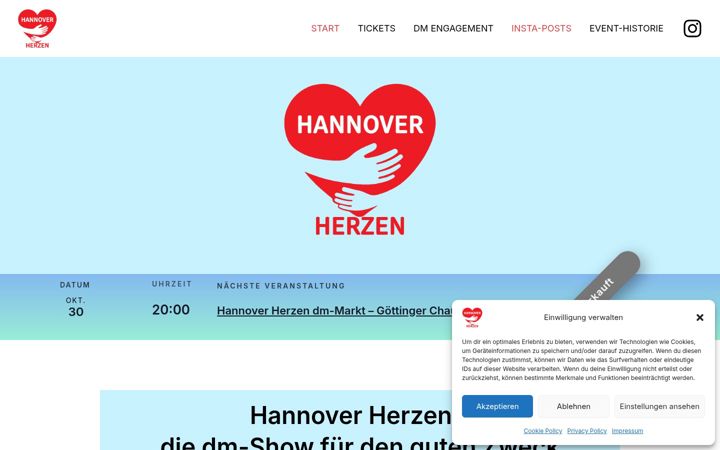 Screenshot von hannover-herzen.de