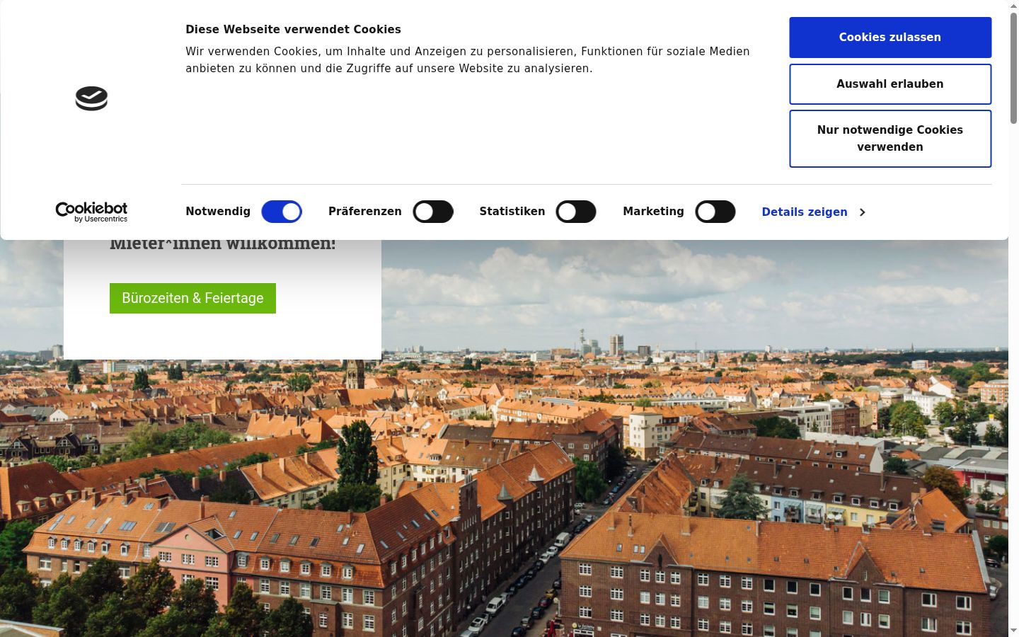 Snímka obrazovky banera súhlasu zobrazeného pred akoukoľvek interakciou