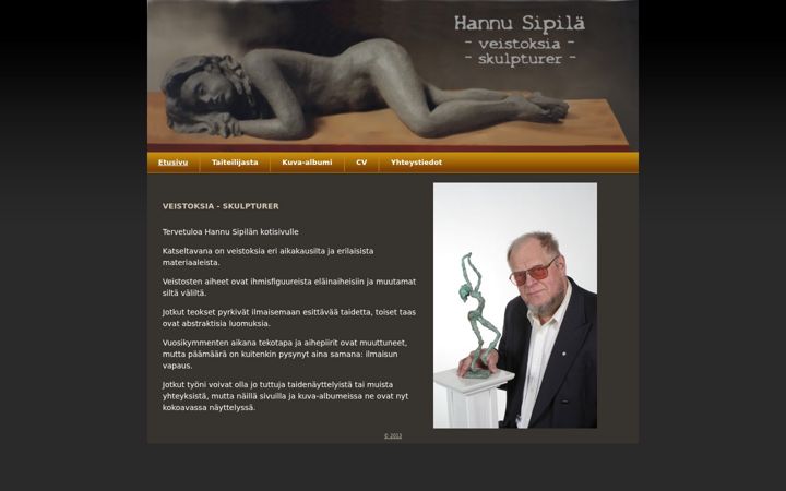 Screenshot of hannusipila.net