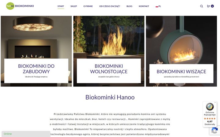 Kuvakaappaus sivustosta hanoo.eu