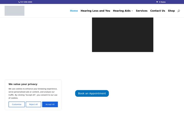 Screenshot of hanoverhearing.com