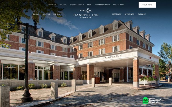 Screenshot of hanoverinn.com