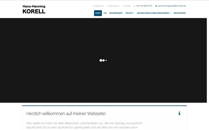 Screenshot of hans-henning-korell.de