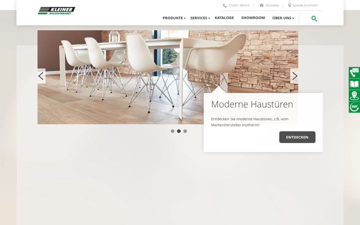 Screenshot of hans-kleiner.com