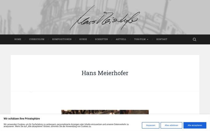Screenshot of hans-meierhofer.ch