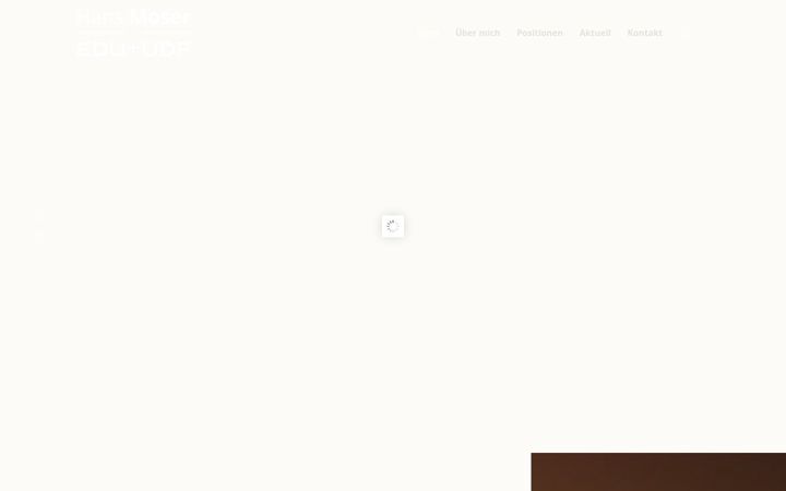 Screenshot of hans-moser-edu.ch