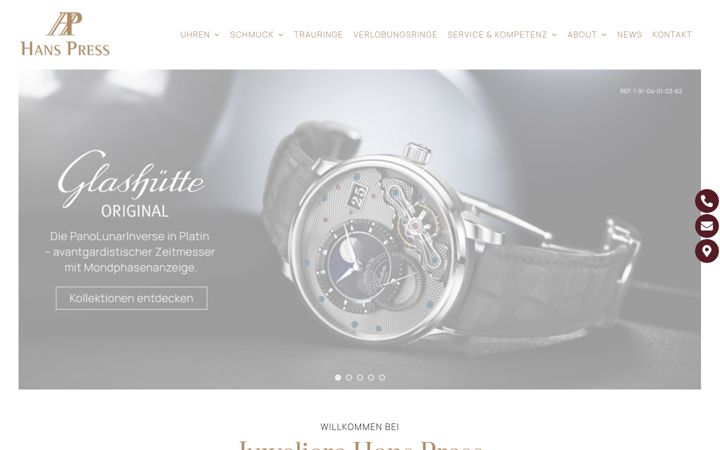 Screenshot of hans-press.de