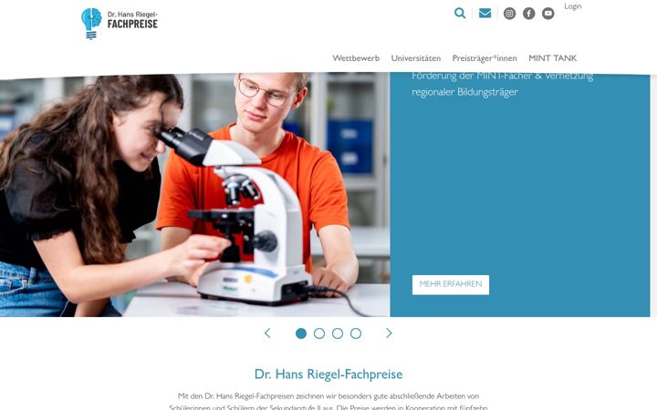 Screenshot of hans-riegel-fachpreise.com
