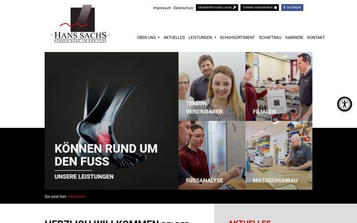 Screenshot of hans-sachs-hoyerswerda.de