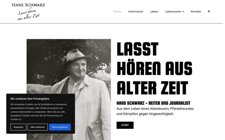 Screenshot of hans-schwarz.ch