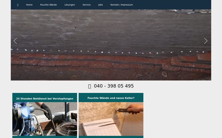 Screenshot of hansabauberatung.de