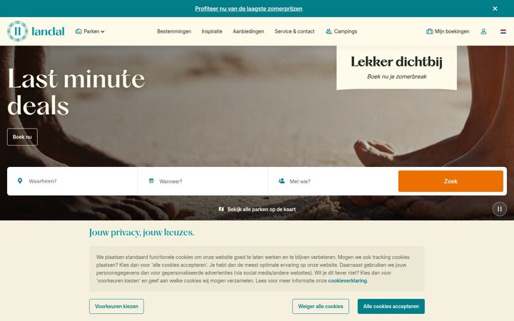 Screenshot of hansaparkresortammeer.de