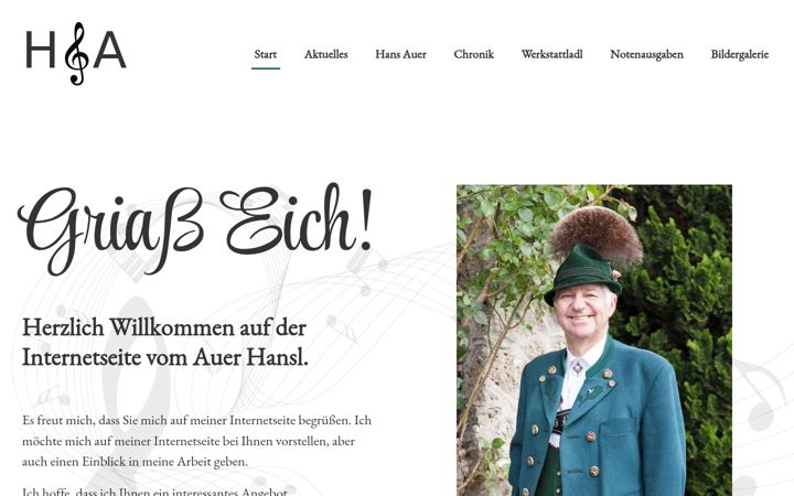 Screenshot of hansauer.de