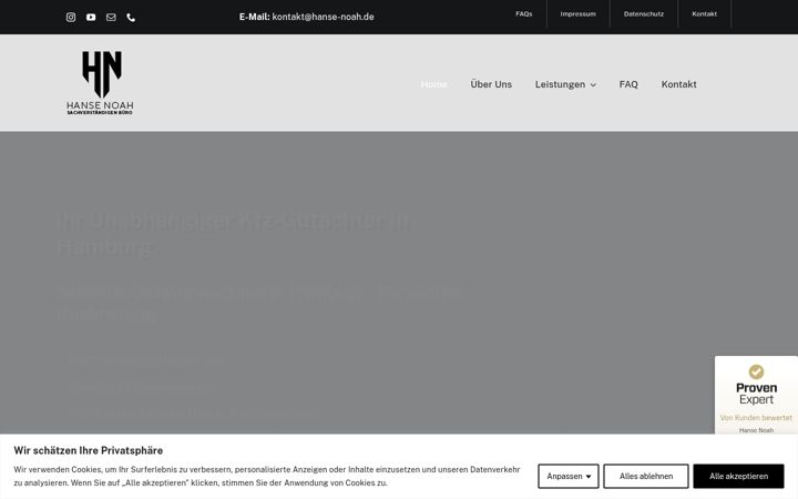 Screenshot of hanse-noah.de