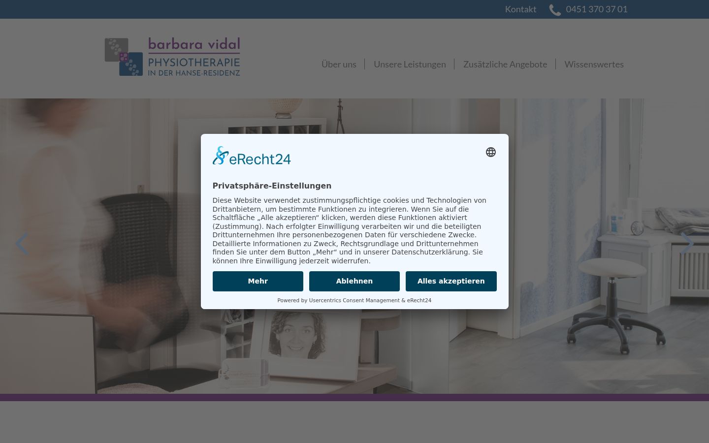 Screenshot tal-banner tal-kunsens muri qabel kwalunkwe interazzjoni