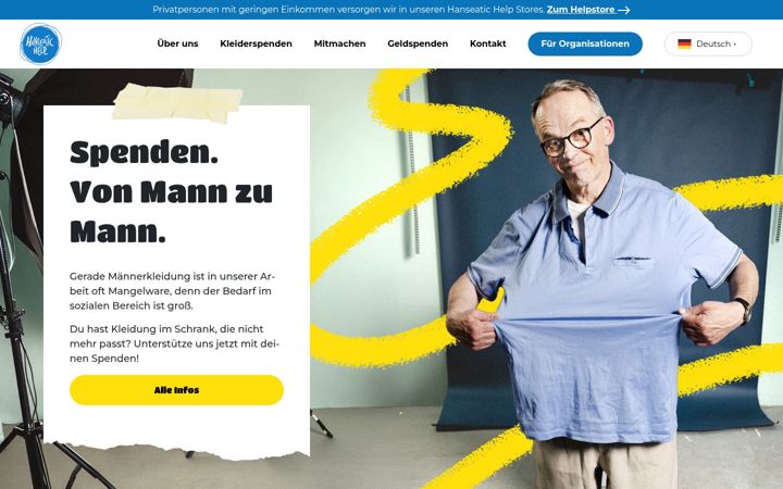 Screenshot stránky hanseatic-help.org