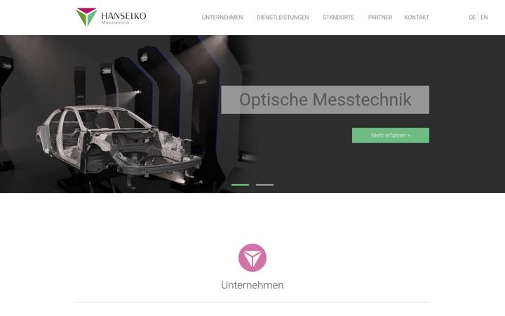 Screenshot of hanselko.de