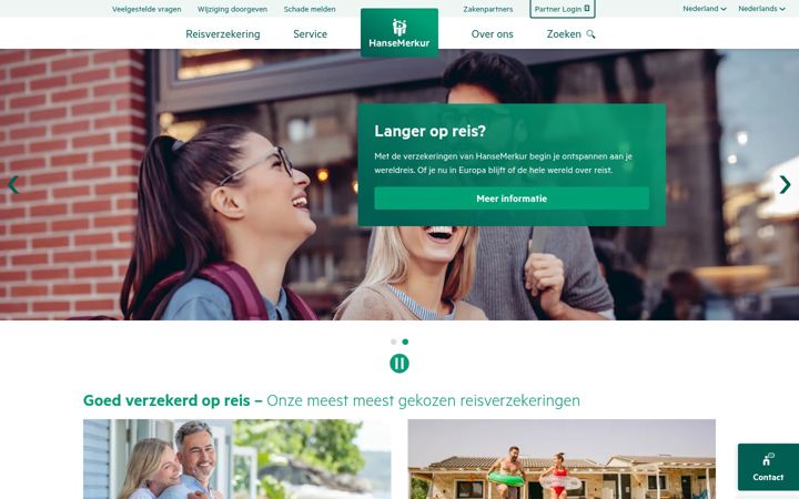 Screenshot of hansemerkur.nl