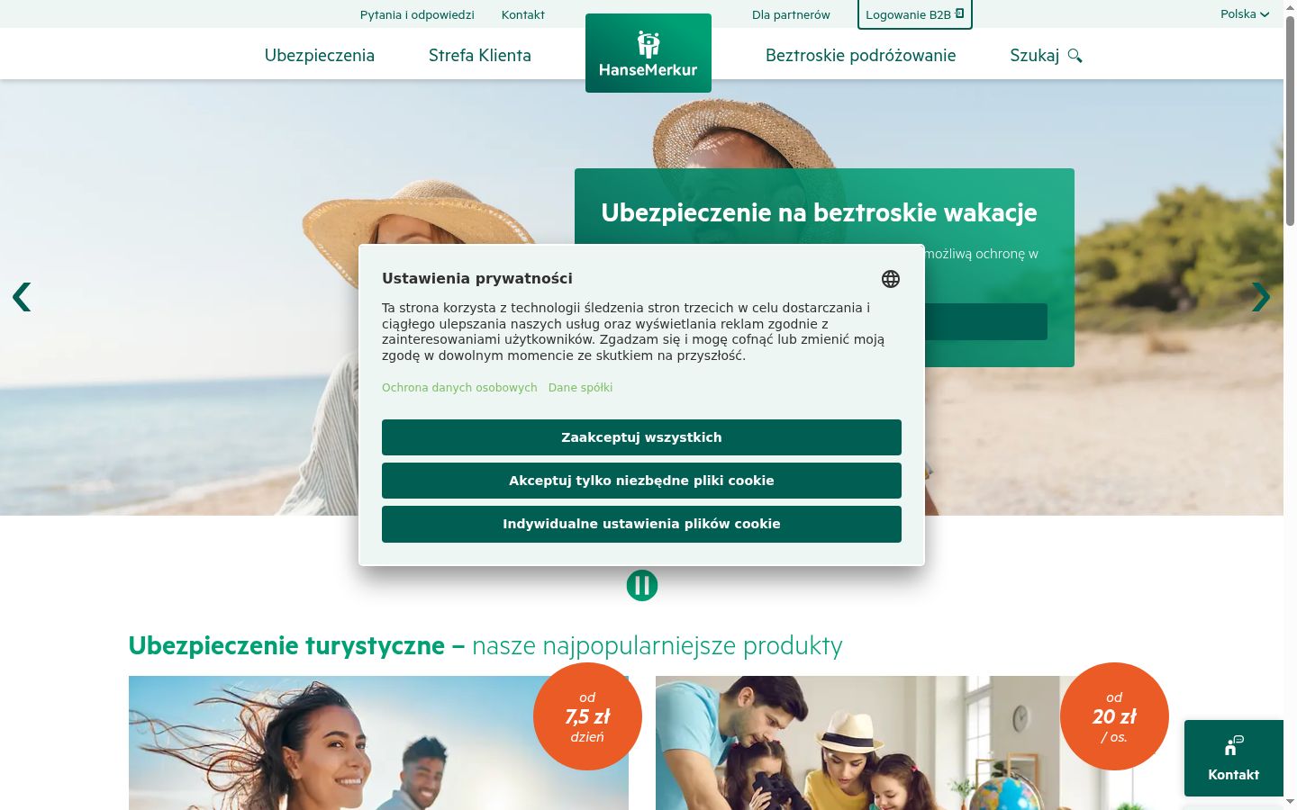 Sutikimo reklamjuostės, rodytos prieš bet kokią sąveiką, ekrano kopija