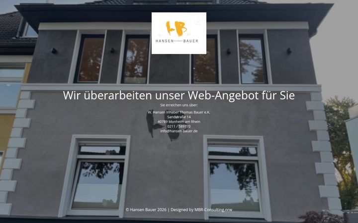 Screenshot ta' hansen-bauer.de