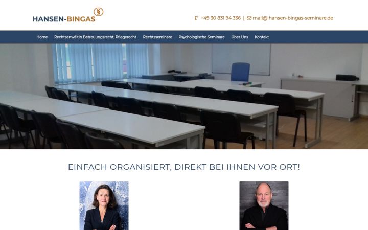 Screenshot of hansen-bingas-seminare.de