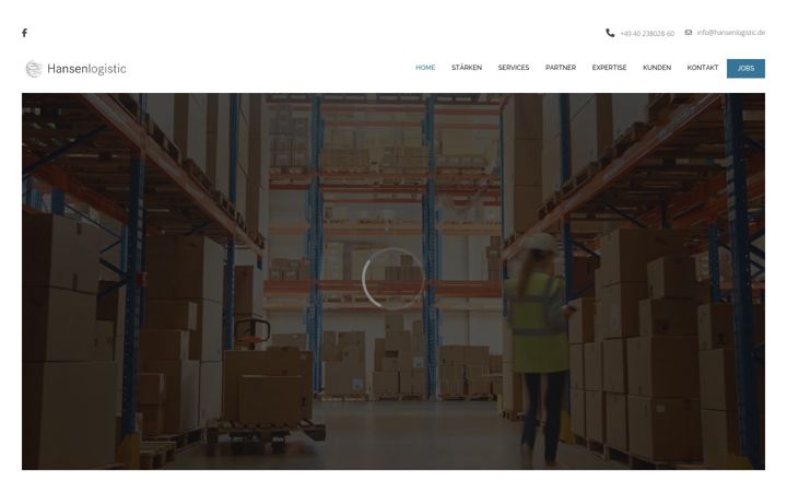 Captură de ecran a hansenlogistic.de