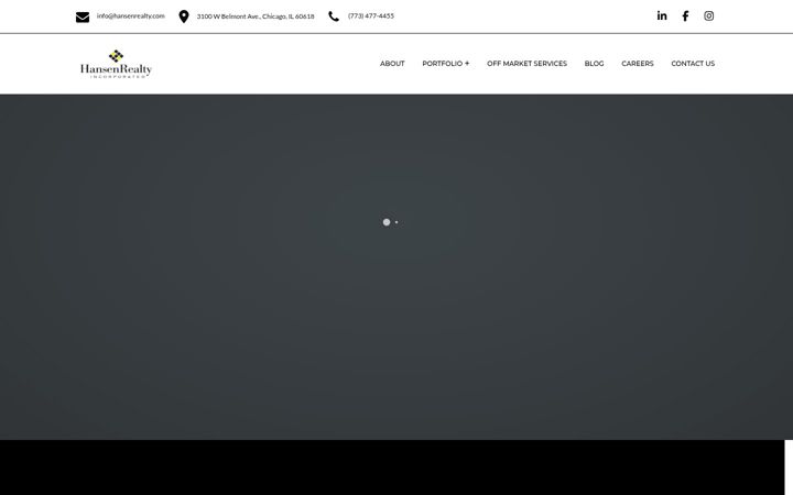 Screenshot of hansenrealty.com