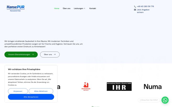 Screenshot of hansepur.com