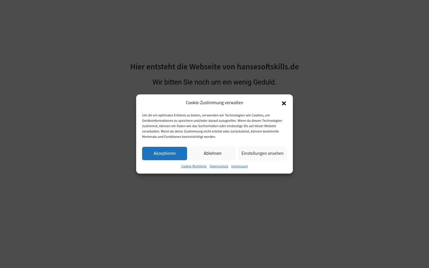 Kuvakaappaus suostumusbannerista, joka näytettiin ennen mitään vuorovaikutusta