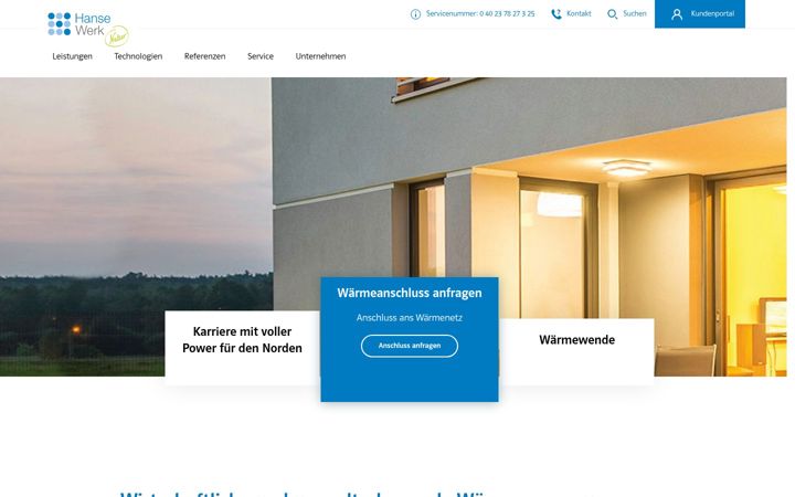 Screenshot of hansewerk-natur.com