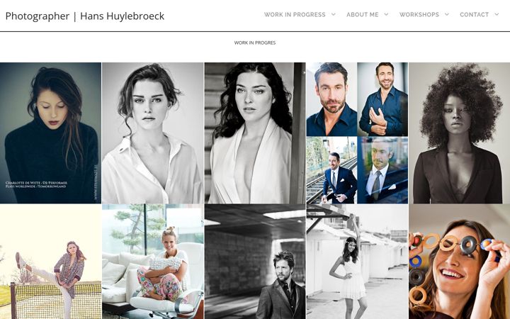 Screenshot of hanshuylebroeck.be