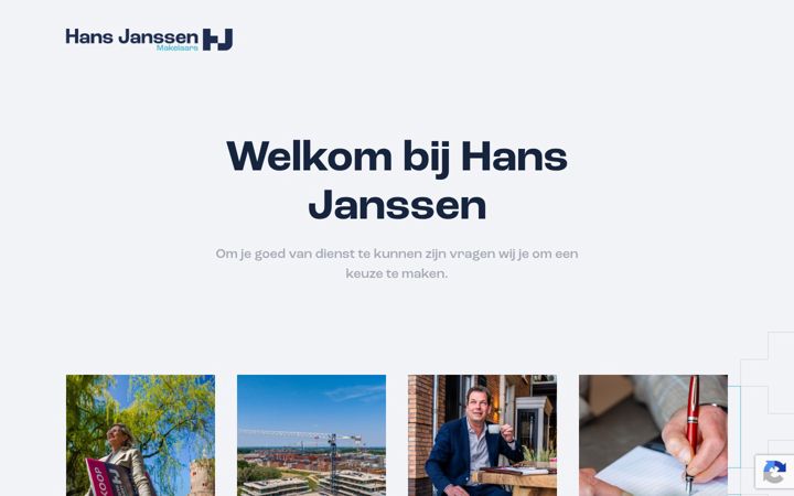 Screenshot of hansjanssen.nl