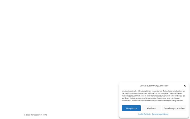 Screenshot of hansjoachimklotz.de