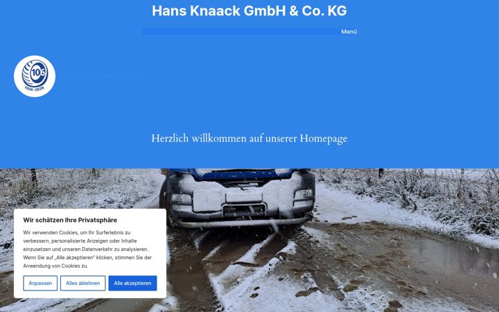 Ekrano kopija hansknaack.de