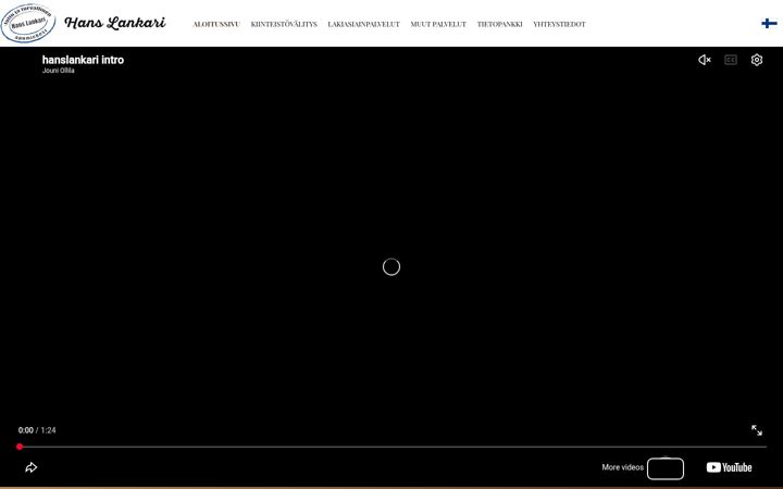 Screenshot of hanslankari.com