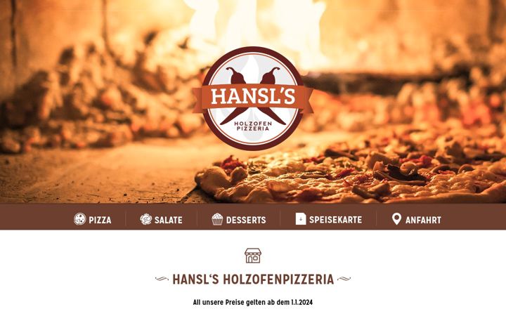 Ekrano kopija hansls-holzofenpizzeria.de