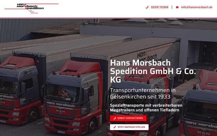 Ekrano kopija hansmorsbach.de