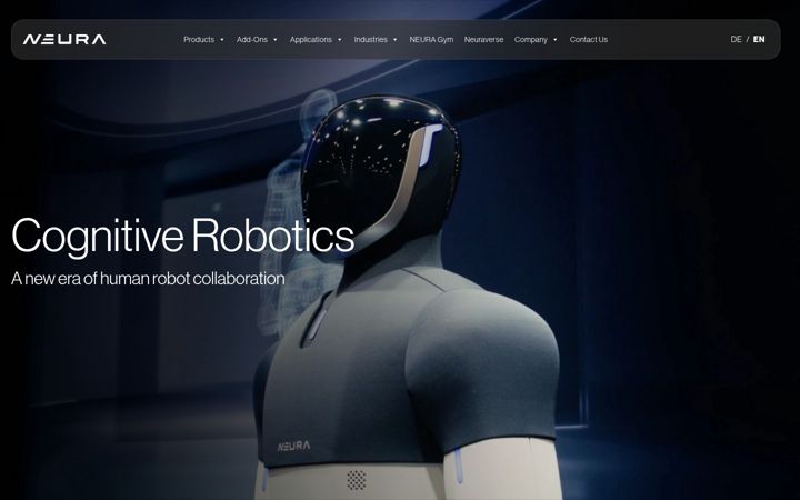 Captura de ecrã de hansrobot.de
