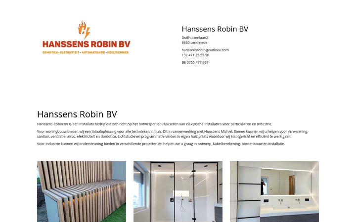 Screenshot of hanssensrobin.be
