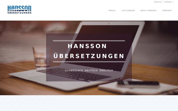 Screenshot of hansson.de