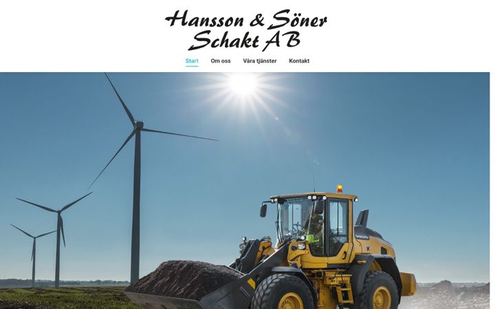 Screenshot of hanssonsoner.se