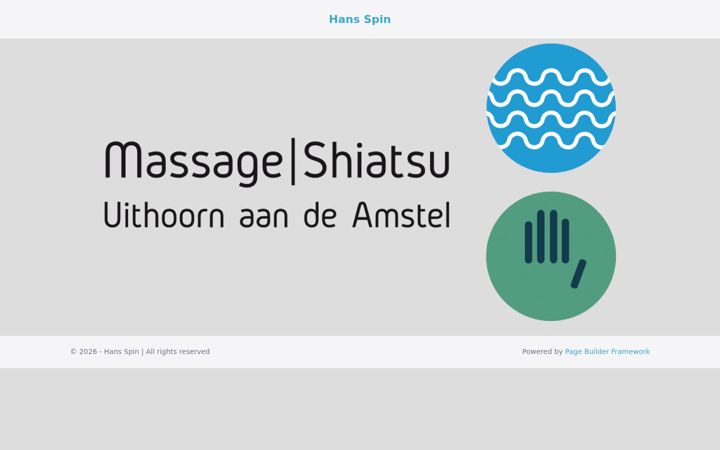 Screenshot of hansspin.nl