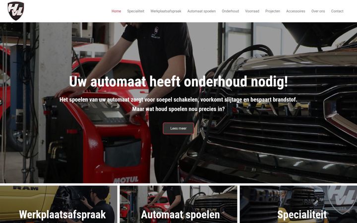 Screenshot of hansvanleur.nl
