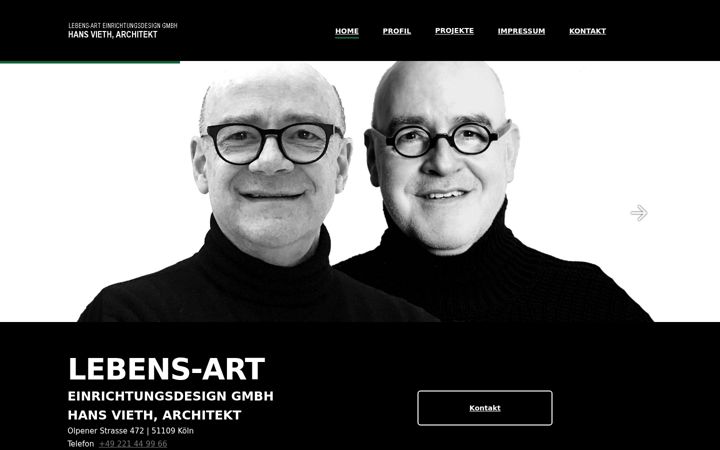 Screenshot of hansvieth.de